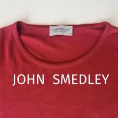 JOHN SMEDLEY ジョンスメドレー半袖ニット　カラー赤のサムネイル