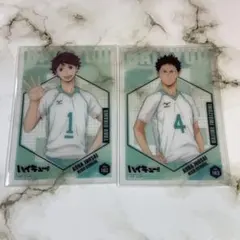 ハイキュー　クリアカードコレクション5 ガム　青葉城西　及川　岩泉　まとめ売り