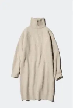 ♡UNIQLO♡ハーフジップ　ニットワンピース♡