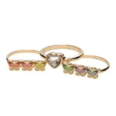 しまむら　レディース　リング3本セット　Yes！プリキュア５GoGo！