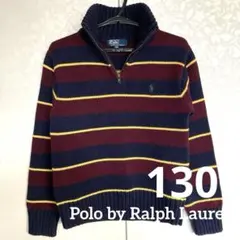 [美品]Polo by Ralph Laurenハーフジップセーター 130