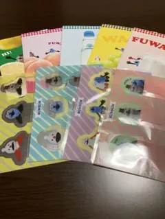 セブンイレブン　パペットスンスン　A5ノート全5種　ブックマーカー全4種セット