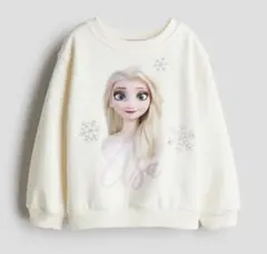 新品未使用＊アナと雪の女王エルサスウェットトレーナー135~140cm白