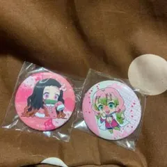 鬼滅の刃 缶バッジ　2個セット