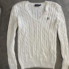 POLO RALPH LAUREN ケーブルニット Vネック セーター
