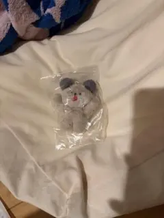 猫原企画 ぬいぐるみ マスコット キーホルダー グレー