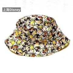 美品／上海ディズニー チップとデール クラリス バケットハット 帽子 正規品のサムネイル
