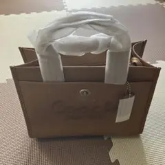 【新品未使用】コーチ カーゴ トート バッグ 26 アウトレット ブラウン