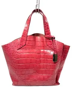 未使用級　FURLA　フルラ　クロコ型押し　２way　ハンドバッグ imgrc0075021759.jpg