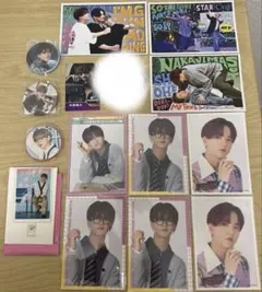 中島颯太セット　トレカ　ブロマイド　缶バッチ