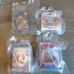 プリキュアオールスターズ変身ダイジェストチャーム＆パッケージ　4点セット