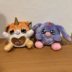 【訳あり】 レインボーコーンズ ぬいぐるみ　2点セット