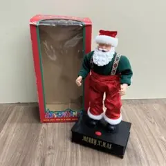C-1 サンタクロース 置物 オブジェ アクションサンタ クリスマス 外箱付き
