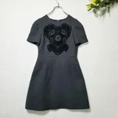 ひざ丈ワンピース ウール