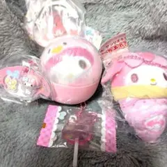 サンリオ　マイメロディ☆ガチャ5点おまとめセット