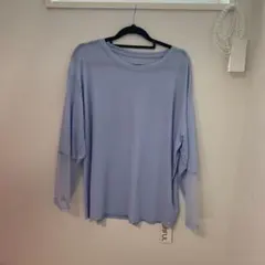 シースルー　長袖　ブラウス　カットソー　Tシャツ