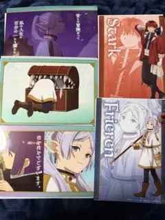 葬送のフリーレン　クリアビジュアルポスター　フリーレン　フェルン　シュタルク