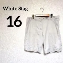 一点物✨White Stag【16】 ベージュ ショートパンツ BIGサイズ