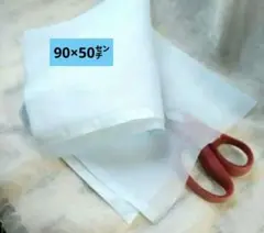 ♪綿オーガンジー　薄手　マスク裏地　薄水色　小物材料　希少　ハギレ