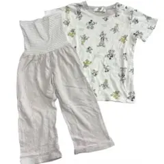 【美品】Disney baby パジャマ 上下セット 95サイズ