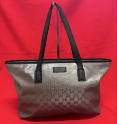 本物.美品　GUCCI グッチ インプリメ　ビジネス　バッグ　カバン　トート　黒
