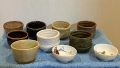 ぐい呑み お猪口 盃 陶器 10個セット まとめ売り