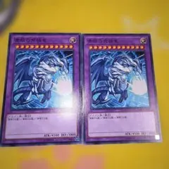 青眼の究極竜　ノーマル２枚　遊戯王カード