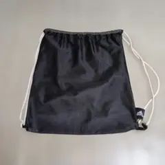 adidas ドローストリングバッグ 黒 シューズバッグ シューズ袋