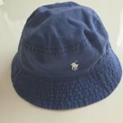 ポロ・ラルフ・ローレン ネイビー迷彩バケットハット　ベビー用