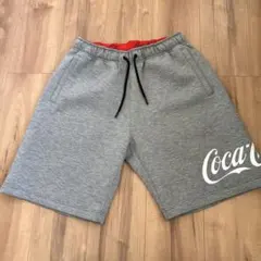 Coca-Cola コカ・コーラ ロゴ スウェット ショートパンツ L グレー