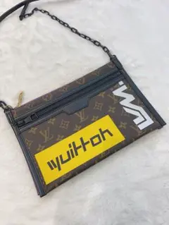 限定ルイヴィトンフラットメッセンジャー ショルダーポーチモノグラム