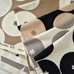 オックス生地 北欧ドット柄【110×50cm】4枚セット①