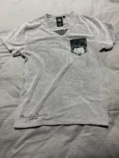 MCD メンズ パイル地 Tシャツ グレー M
