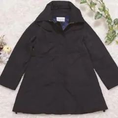 GIANNI LO GIUDICE ダウンコート 黒 フード付き 上品 42のサムネイル