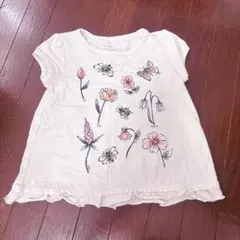 namelt 花柄プリント Tシャツ 90cm