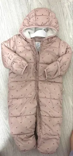 【Baby GAP】70-80サイズ程度　パファースノースーツ　ジャンプスーツ