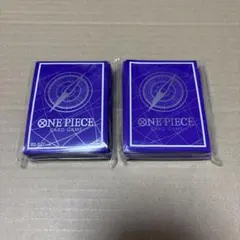 ワンピースカード　リミテッドカードスリーブ　スタンダードパープルシルバー　2個