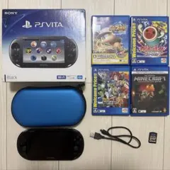SONY PS Vita 2000 ブラック 本体 16GB ゲームソフト