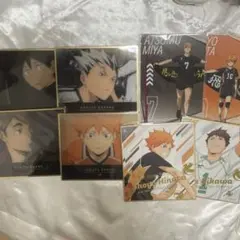 ハイキュー ミニ色紙 ポストカード スクエアクリアカード まとめ売り