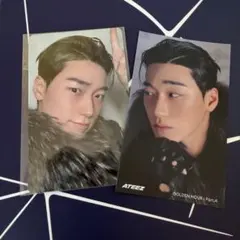 ATEEZ サン　楽天　ラキロト　ステッカー　トレカ　セット