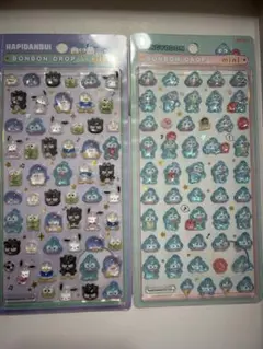 はぴだんぶい　ハンギョドン　ボンボンドロップシール　サンリオ　ミニ　mini