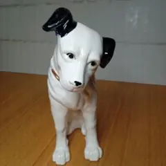 ビクター犬 陶器製 置物 2体セット オブジェ - メルカリ