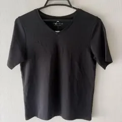 【新品タグ付き】ハニーズ　半袖　ＶネックTシャツ 黒　 Sのサムネイル