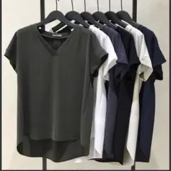 洗える⭐︎近年モデル⭐︎セオリーリュクス　フレンチスリーブシフォンブラウス　半袖