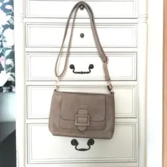 【未使用】FIRANO 　ショルダーバッグ　ポシェット コンパクト ベージュ