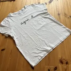 agnes.b アニエスベー ロゴTシャツ サイズ3 Lサイズ 定番 ホワイト