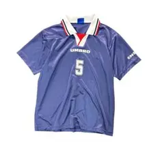 7SM1【UMBRO】90's サッカーシャツ　ゲームシャツ　古着used