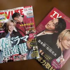 TV LIFE &週刊TVガイド　岩本照　松田元太　切り抜き