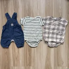 バースデイ　ベビー服　80cm 半袖ロンパース　デニムサロペット　まとめ売り