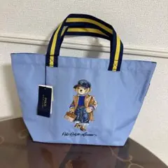 新品未使用タグ付　ポロラルフローレン　ポロベアトートバッグアクアカラーのサムネイル